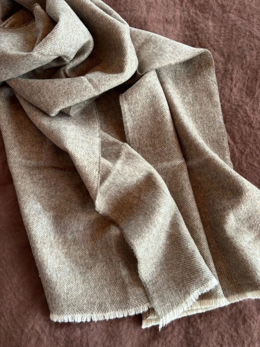 Minimalist Merino Wool Scarf